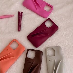 RHODE Vibrant iPhone 15 pro max case - Pink, Purple, Orange, Brown, Gray